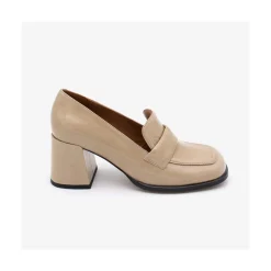 ANGEL ALARCON Abdul - Block Heeled Moccasin Pump With Rounded Toe<Vrouwen Pumps And High Heels