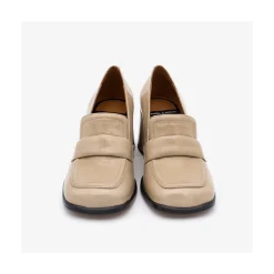 ANGEL ALARCON Abdul - Block Heeled Moccasin Pump With Rounded Toe<Vrouwen Pumps And High Heels