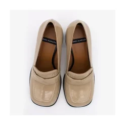 ANGEL ALARCON Abdul - Block Heeled Moccasin Pump With Rounded Toe<Vrouwen Pumps And High Heels