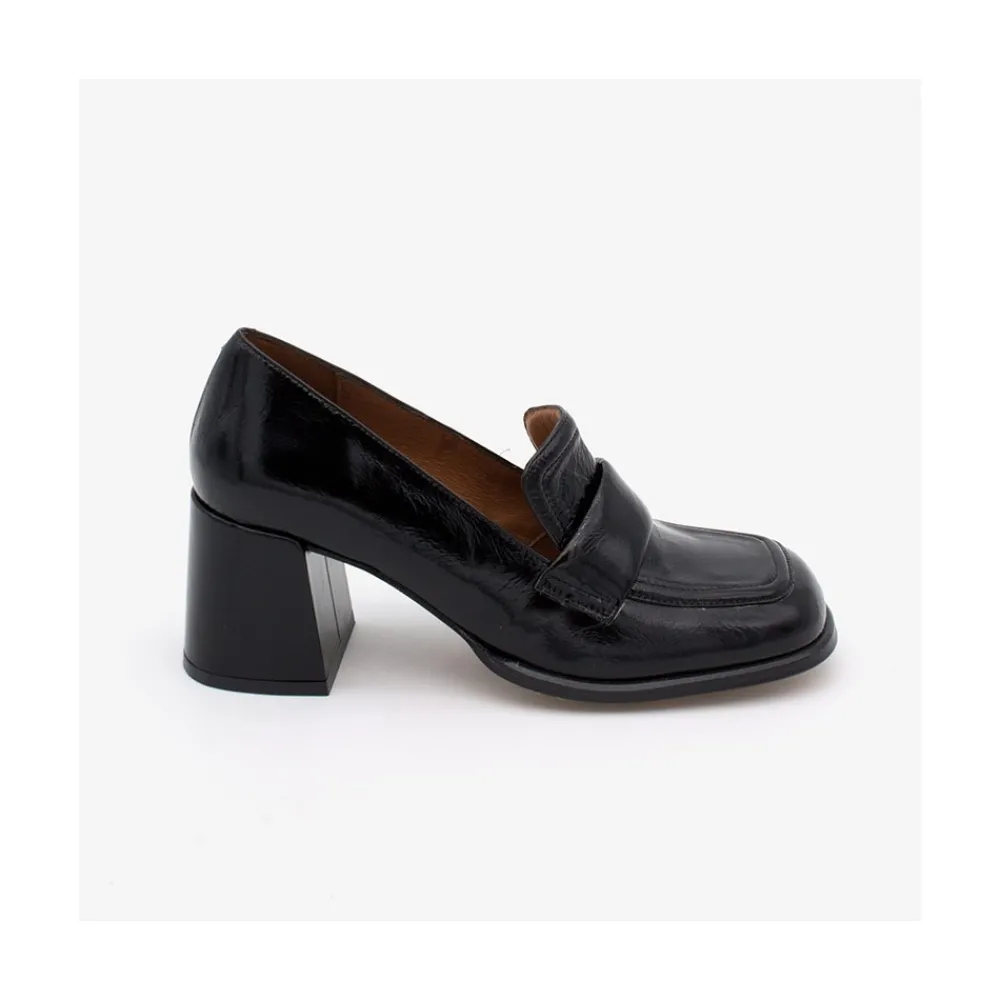 ANGEL ALARCON Abdul - Block Heeled Moccasin Pump With Rounded Toe<Vrouwen Pumps And High Heels