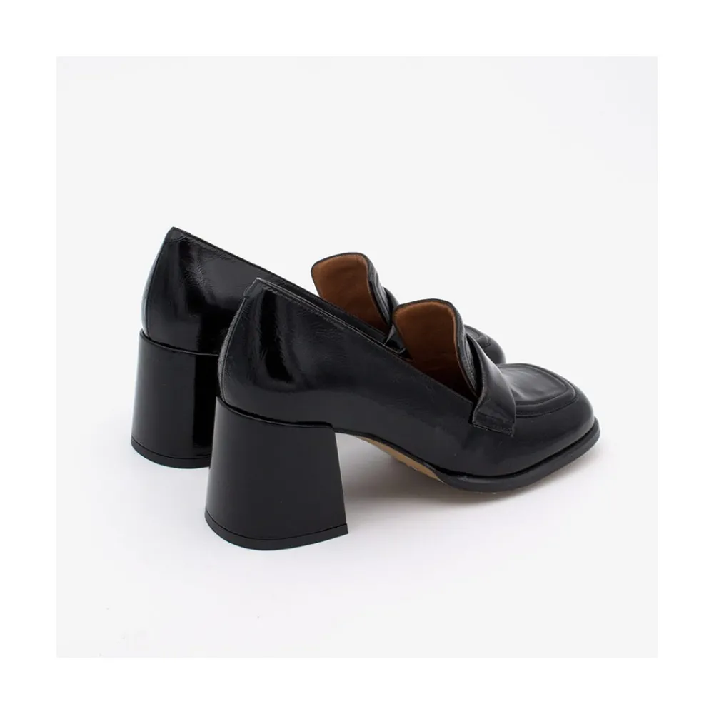 ANGEL ALARCON Abdul - Block Heeled Moccasin Pump With Rounded Toe<Vrouwen Pumps And High Heels