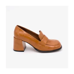 ANGEL ALARCON Abdul - Block Heeled Moccasin Pump With Rounded Toe<Vrouwen Pumps And High Heels