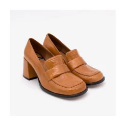 ANGEL ALARCON Abdul - Block Heeled Moccasin Pump With Rounded Toe<Vrouwen Pumps And High Heels