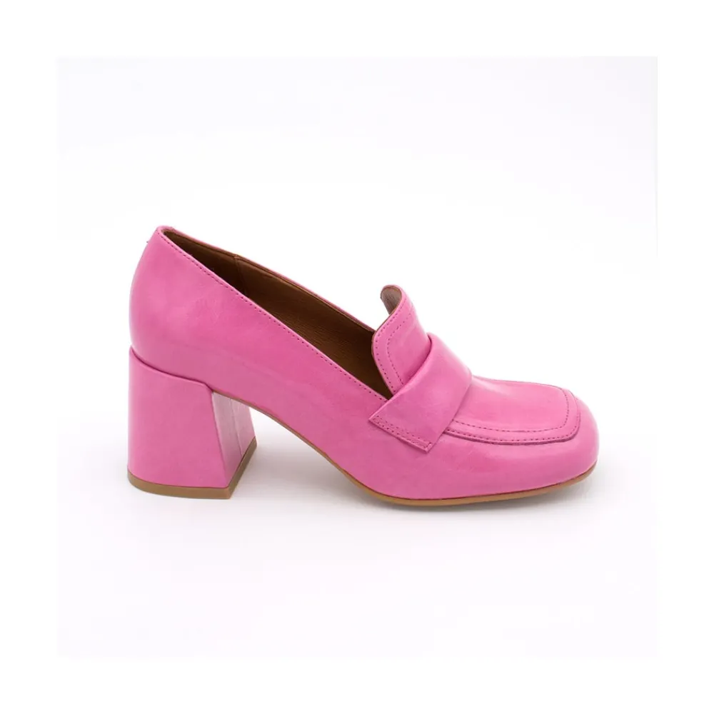 ANGEL ALARCON Abdul - Block Heeled Moccasin Pump With Rounded Shapes<Vrouwen Last Units