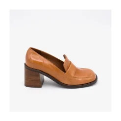 ANGEL ALARCON Abdul Mad - Block Heeled Moccasin Pump With Rounded Toe<Vrouwen Pumps And High Heels