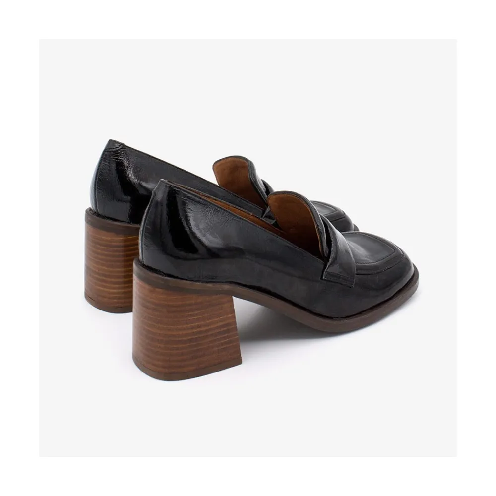 ANGEL ALARCON Abdul Mad - Block Heeled Moccasin Pump With Rounded Toe<Vrouwen Pumps And High Heels
