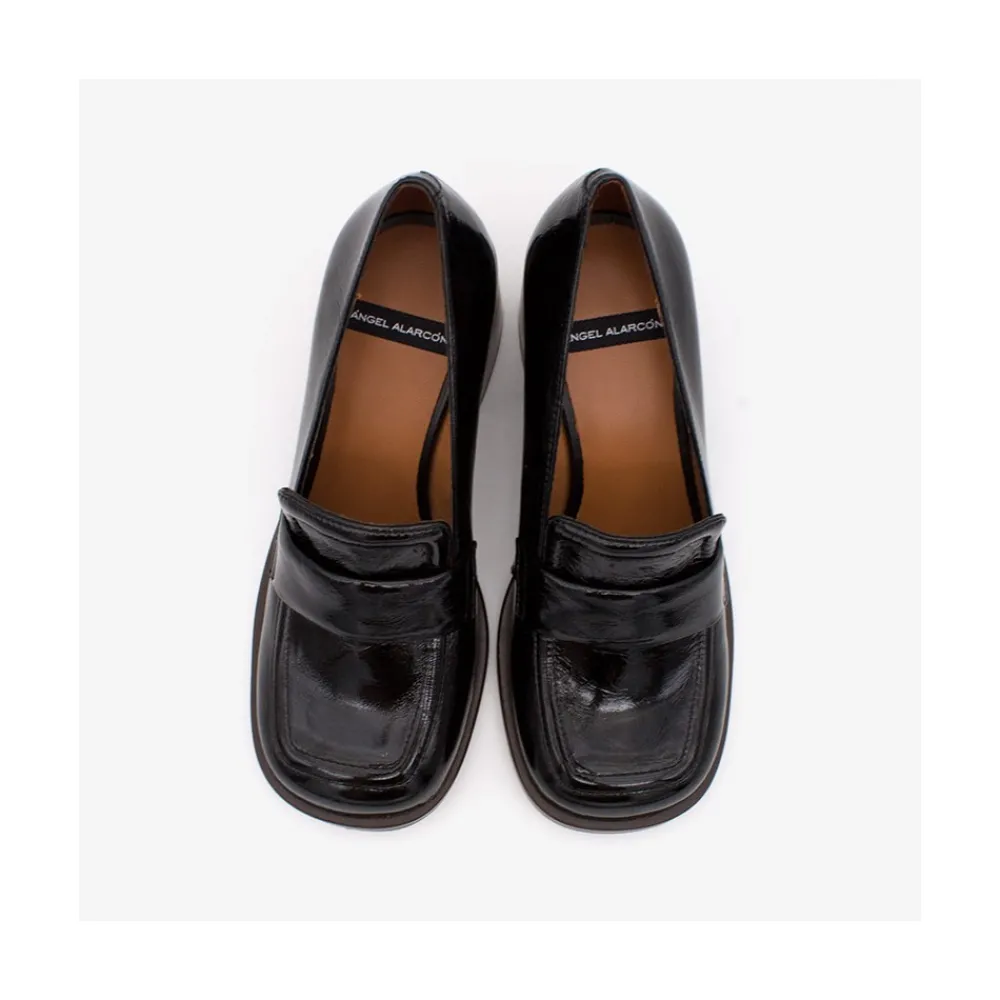 ANGEL ALARCON Abdul Mad - Block Heeled Moccasin Pump With Rounded Toe<Vrouwen Pumps And High Heels