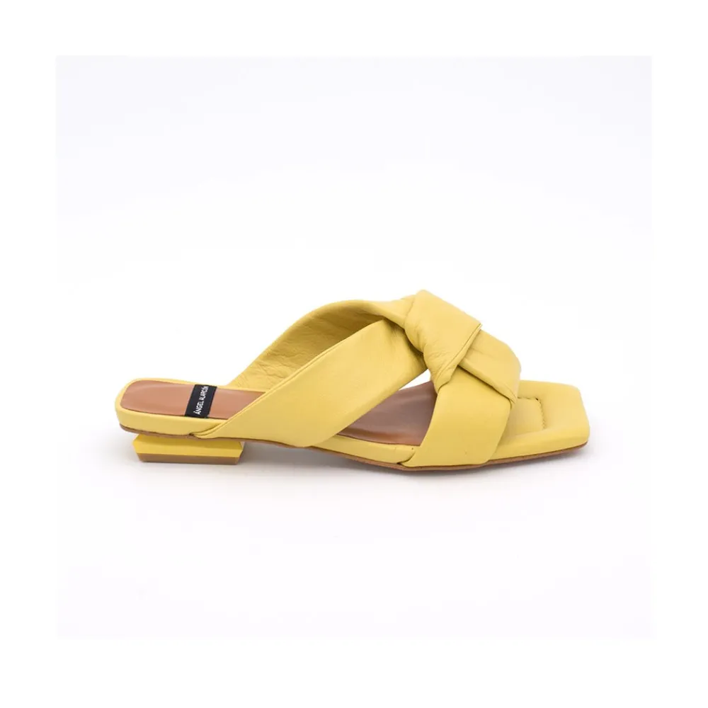 ANGEL ALARCON Amos - Padded Leather Flat Sandals<Vrouwen Last Units