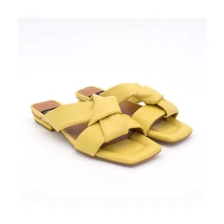 ANGEL ALARCON Amos - Padded Leather Flat Sandals<Vrouwen Last Units