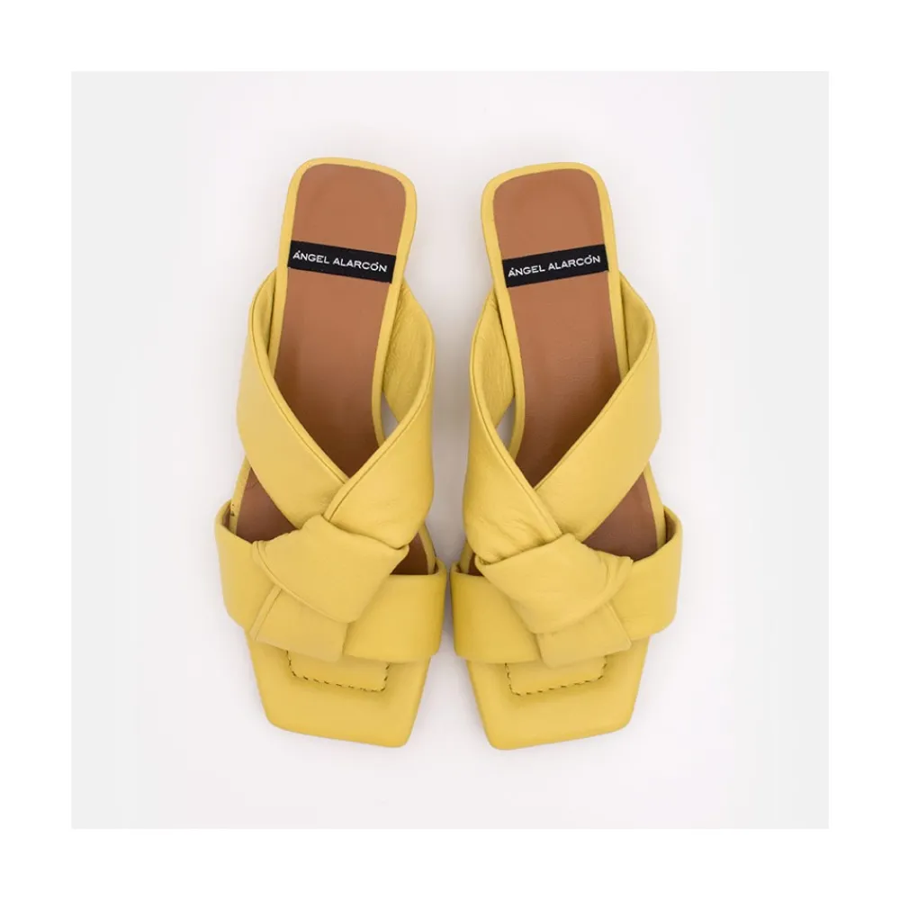 ANGEL ALARCON Amos - Padded Leather Flat Sandals<Vrouwen Last Units