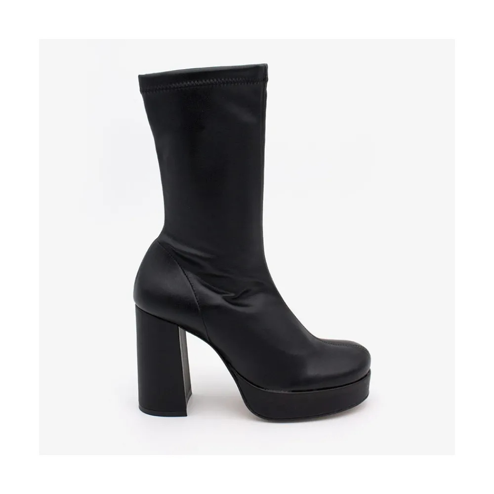 ANGEL ALARCON Anderson - Women S Leather Ankle Boots With High Heel & Platform<Vrouwen Heeled Shoes
