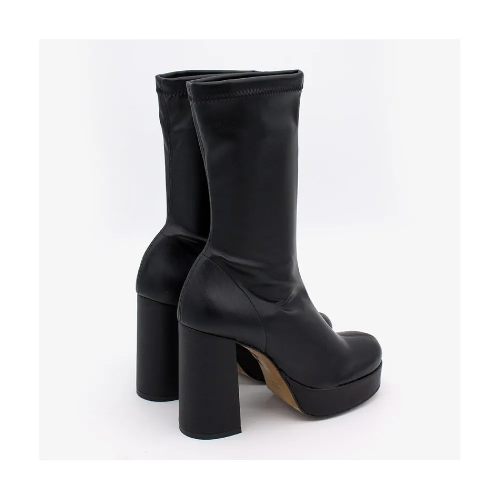 ANGEL ALARCON Anderson - Women S Leather Ankle Boots With High Heel & Platform<Vrouwen Heeled Shoes