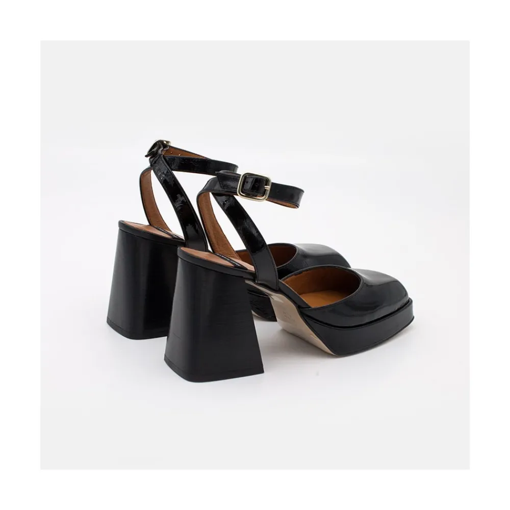 ANGEL ALARCON Badda - Patent Leather Ankle Strap Shoes<Vrouwen Last Units