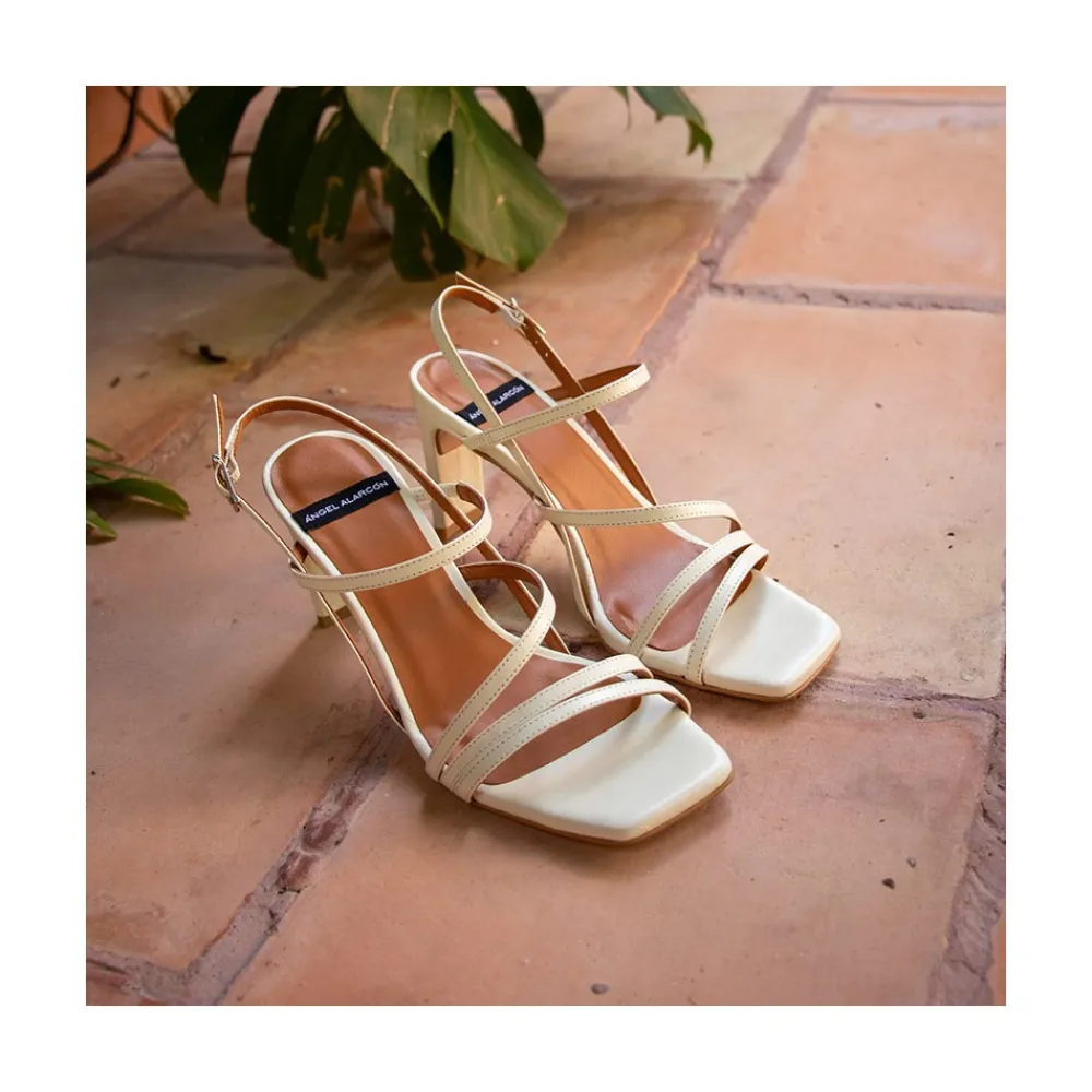 ANGEL ALARCON Badra - Leather Straps Sandals<Vrouwen Last Units