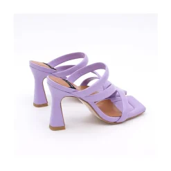 ANGEL ALARCON Cameron - Shiny Leather Padded Straps Sandals With High Heel<Vrouwen Sandals