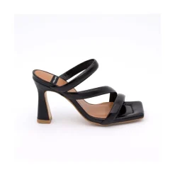 ANGEL ALARCON Cameron - Shiny Leather Padded Straps Sandals With High Heel<Vrouwen Sandals
