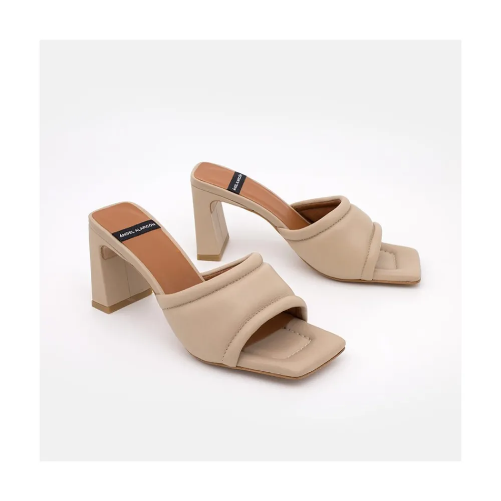 ANGEL ALARCON Capucine - Leather Foamed High Heel Mule<Vrouwen Last Units