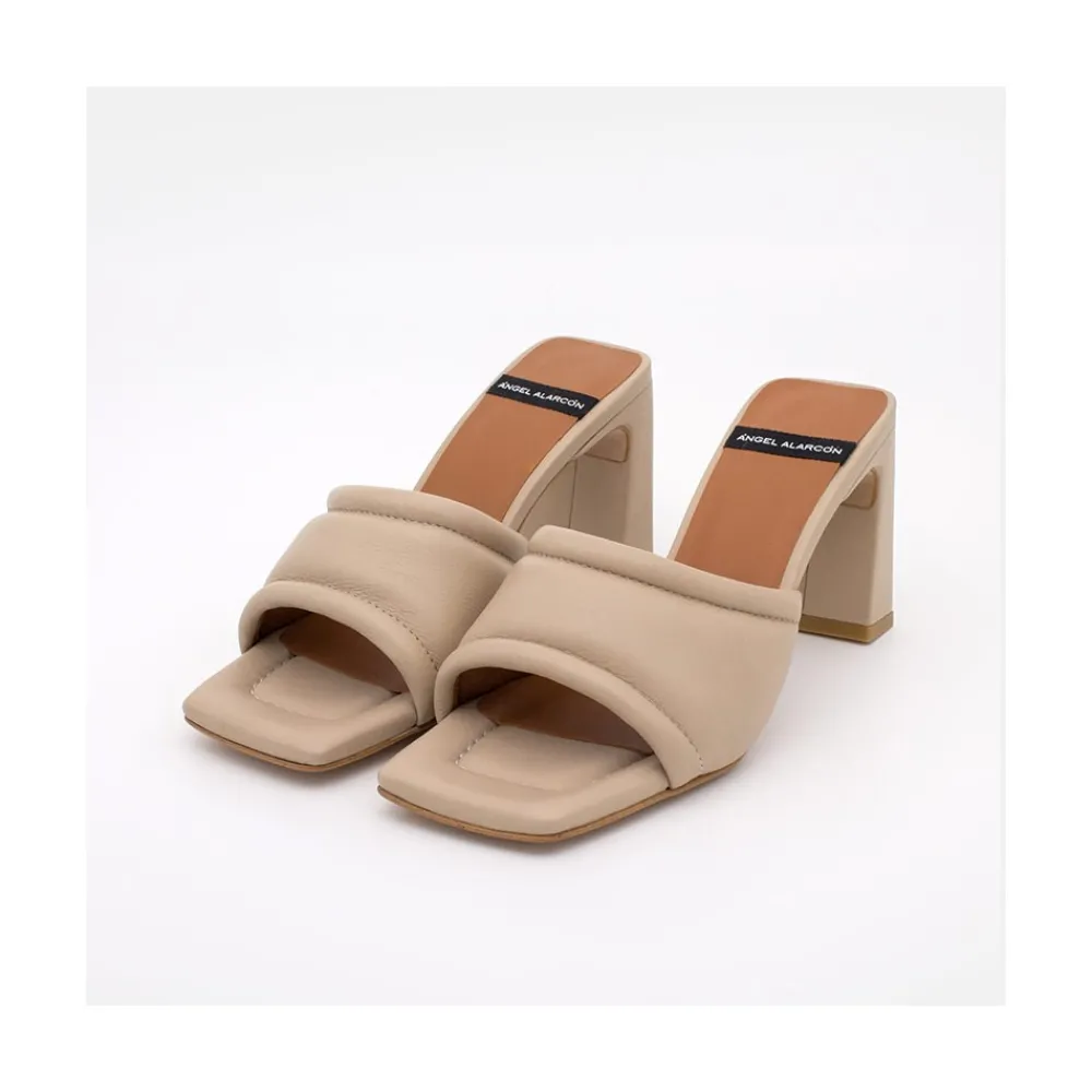 ANGEL ALARCON Capucine - Leather Foamed High Heel Mule<Vrouwen Last Units
