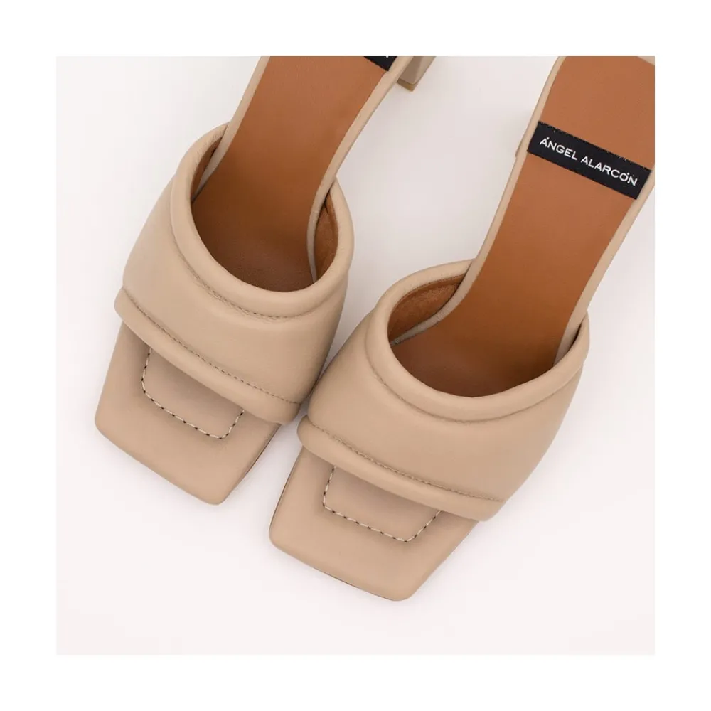 ANGEL ALARCON Capucine - Leather Foamed High Heel Mule<Vrouwen Last Units
