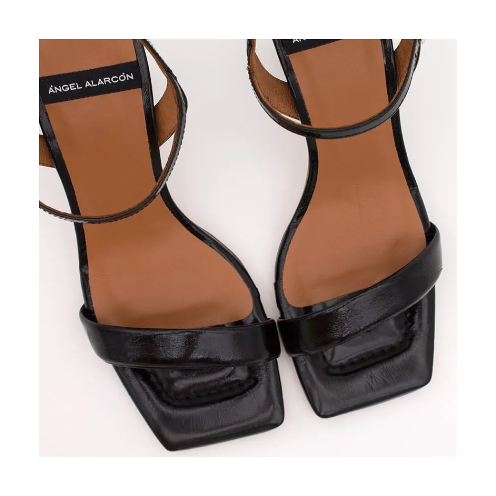 ANGEL ALARCON Carole - Heeled Women S Leather Sandals<Vrouwen Sandals