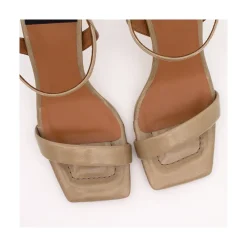 ANGEL ALARCON Carole - Heeled Women S Leather Sandals<Vrouwen Sandals