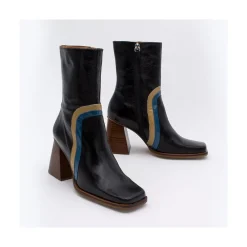 ANGEL ALARCON Celine - Leather Heeled Booties<Vrouwen Last Units