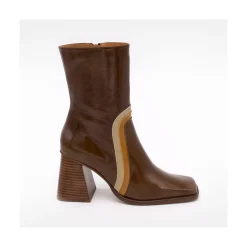 ANGEL ALARCON Celine - Leather Heeled Booties<Vrouwen Heeled Shoes