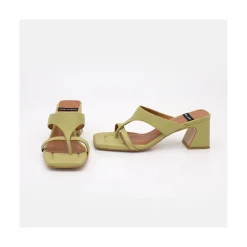 ANGEL ALARCON Claudine - Leather Low Heel Sandal<Vrouwen Sandals