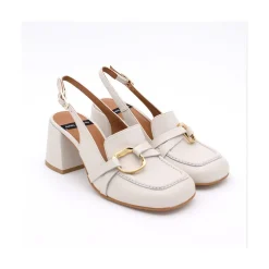 ANGEL ALARCON Damita - Leather Slingback Pump With Blok Heel<Vrouwen Last Units