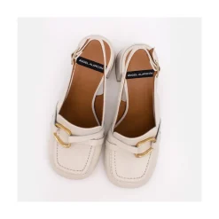 ANGEL ALARCON Damita - Leather Slingback Pump With Blok Heel<Vrouwen Last Units