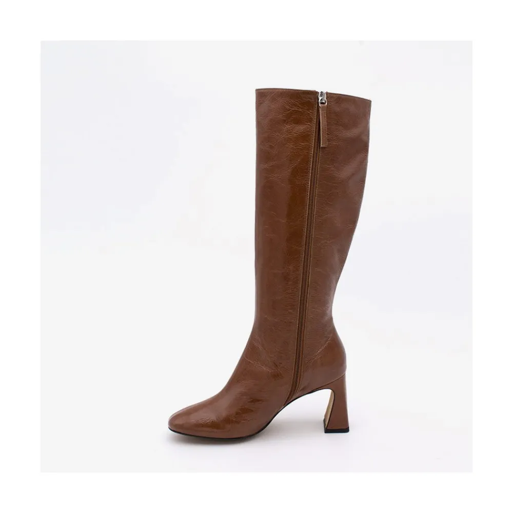 ANGEL ALARCON Dejah - Women S Leather Heeled Boots<Vrouwen Heeled Shoes