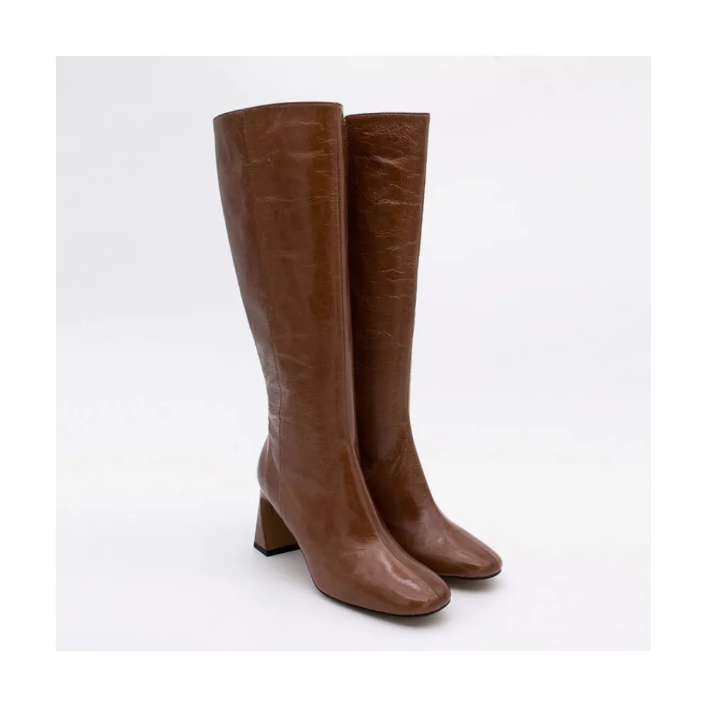 ANGEL ALARCON Dejah - Women S Leather Heeled Boots<Vrouwen Heeled Shoes
