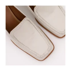 ANGEL ALARCON Deneuve - Heeled Leather Loafer<Vrouwen Mules