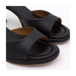 ANGEL ALARCON Dennis - D Orsay Leather Sandals With Desing Cone Heel<Vrouwen Sandals