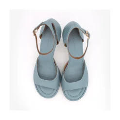 ANGEL ALARCON Dennis - D Orsay Leather Sandals With Desing Cone Heel<Vrouwen Sandals