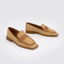 ANGEL ALARCON Gena - Raffia Loafer Women S Shoes<Vrouwen Last Units