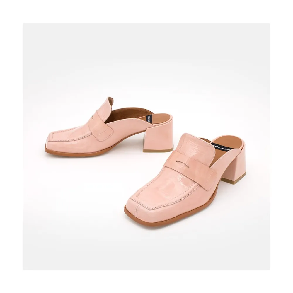 ANGEL ALARCON Glenda - Mule Heeled Loafer<Vrouwen Mules