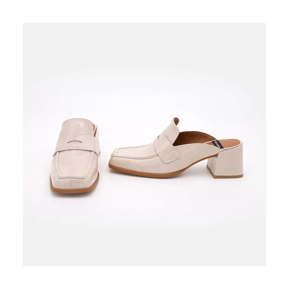 ANGEL ALARCON Glenda - Mule Heeled Loafer<Vrouwen Mules