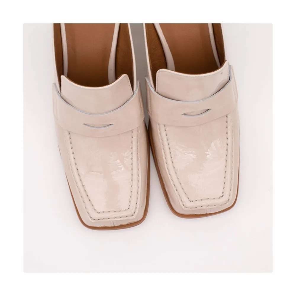 ANGEL ALARCON Glenda - Mule Heeled Loafer<Vrouwen Mules
