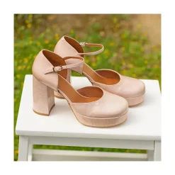 ANGEL ALARCON Gloria - D Orsay Platform With Block Heel<Vrouwen Heeled Shoes