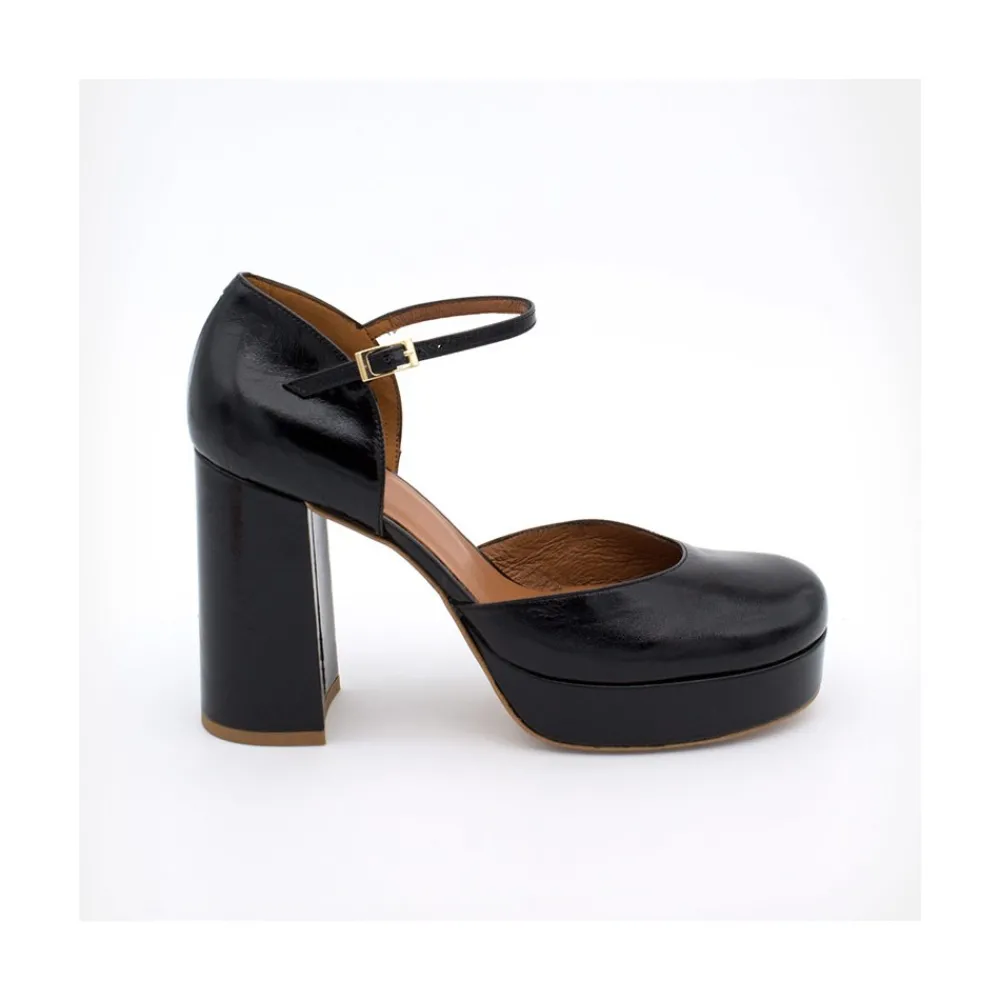 ANGEL ALARCON Gloria - D Orsay Platform With Block Heel<Vrouwen Heeled Shoes