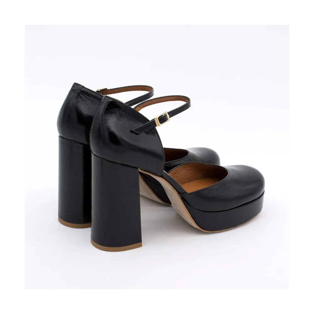 ANGEL ALARCON Gloria - D Orsay Platform With Block Heel<Vrouwen Heeled Shoes