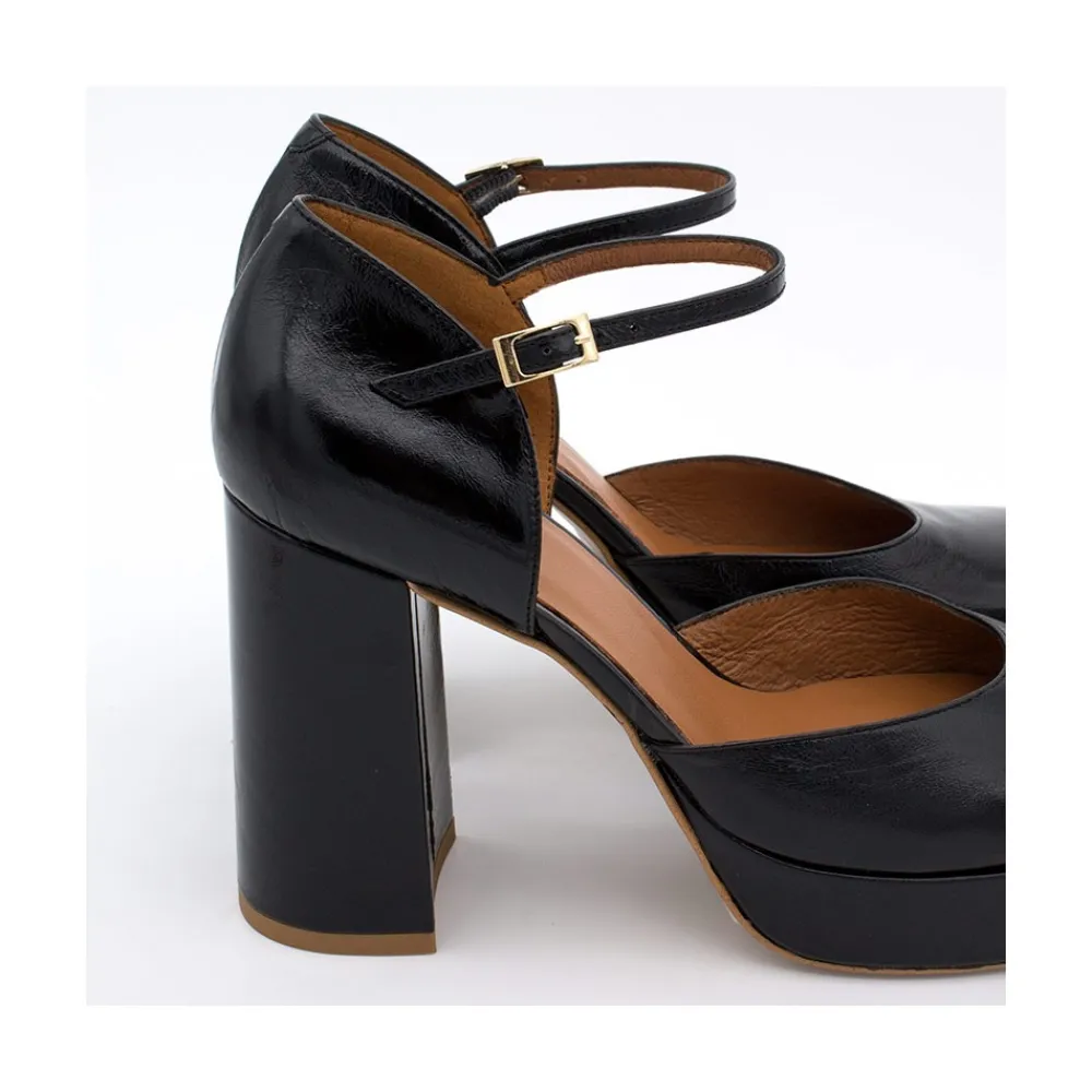 ANGEL ALARCON Gloria - D Orsay Platform With Block Heel<Vrouwen Heeled Shoes