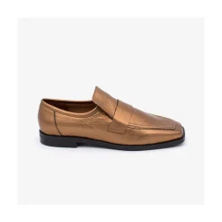 ANGEL ALARCON Graham - Women S Metallized Leather Moccasin<Vrouwen Metallized Shoes
