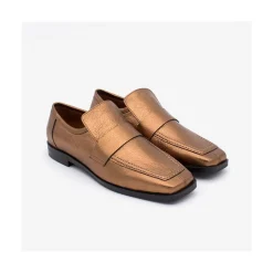 ANGEL ALARCON Graham - Women S Metallized Leather Moccasin<Vrouwen Metallized Shoes