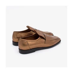 ANGEL ALARCON Graham - Women S Metallized Leather Moccasin<Vrouwen Metallized Shoes