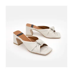 ANGEL ALARCON Hepburn - Leather High Heel Mule<Vrouwen Last Units