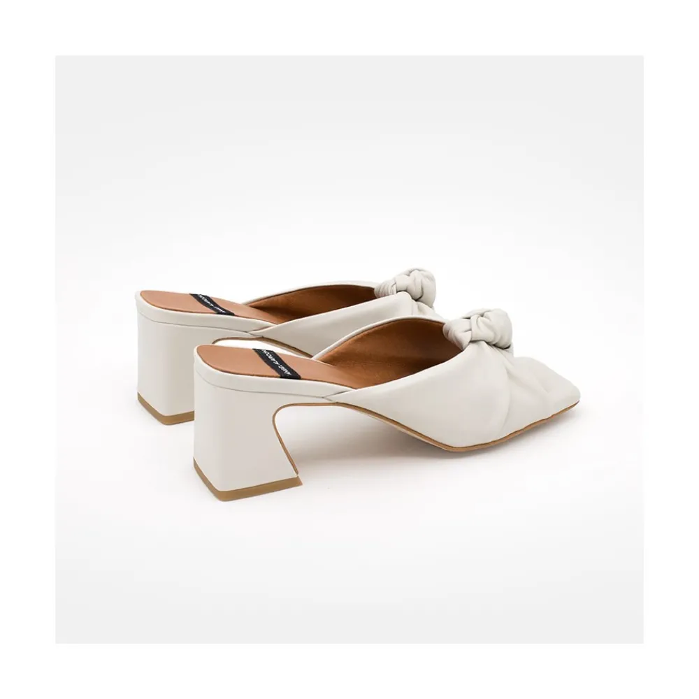 ANGEL ALARCON Hepburn - Leather High Heel Mule<Vrouwen Last Units