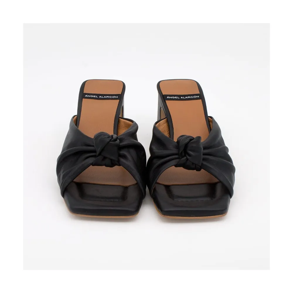 ANGEL ALARCON Hepburn - Leather High Heel Mule<Vrouwen Last Units