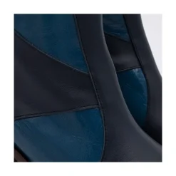 ANGEL ALARCON Ingrid - Leather Ankle Boots With Wood Block Heel & Platform<Vrouwen Last Units